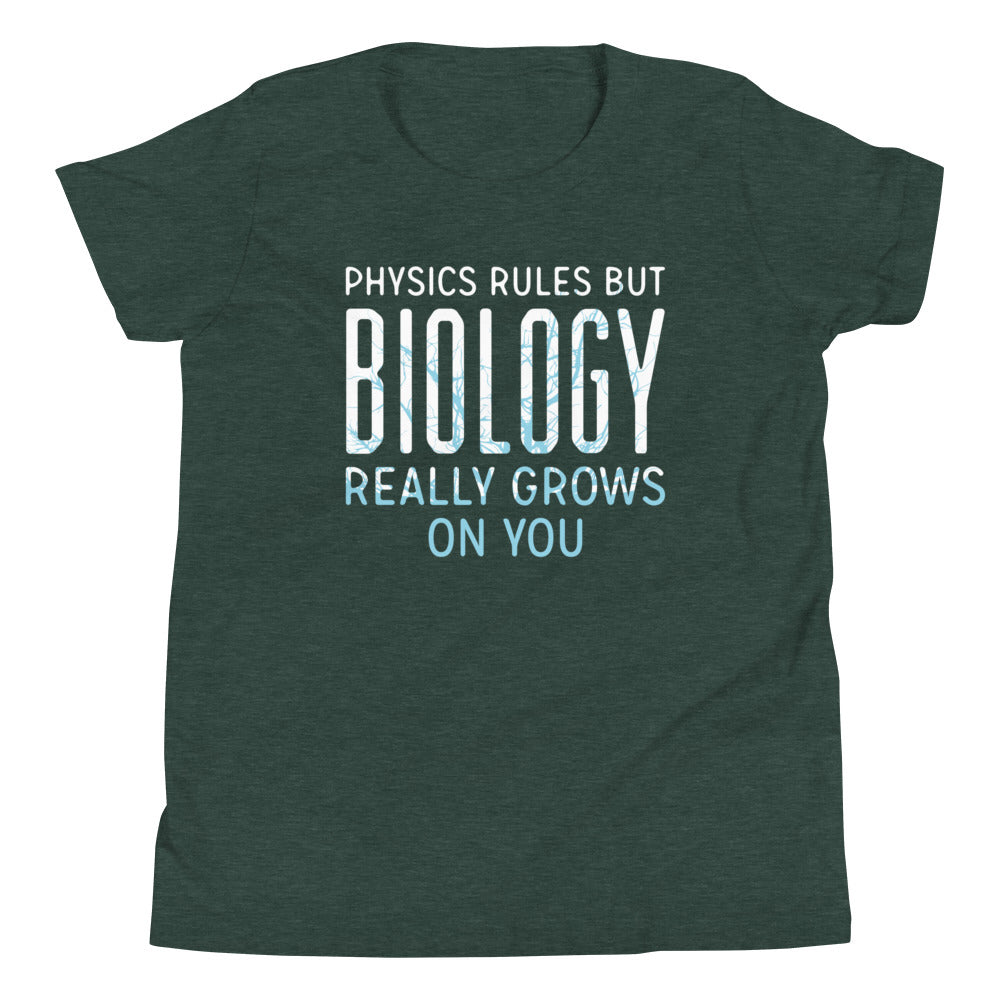 Biology Really Grows On You Kid's Youth Tee