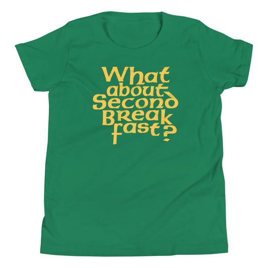 What About Second Breakfast? Kid's Youth Tee