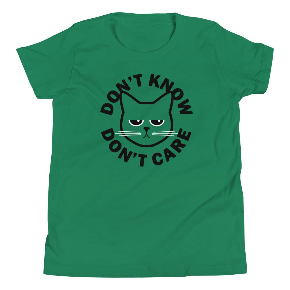 Don't Know Don't Care Kid's Youth Tee