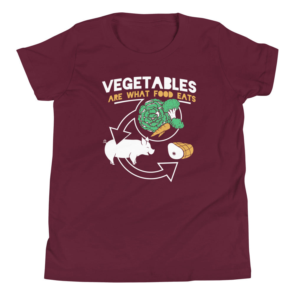Vegetables Are What Food Eats Kid's Youth Tee