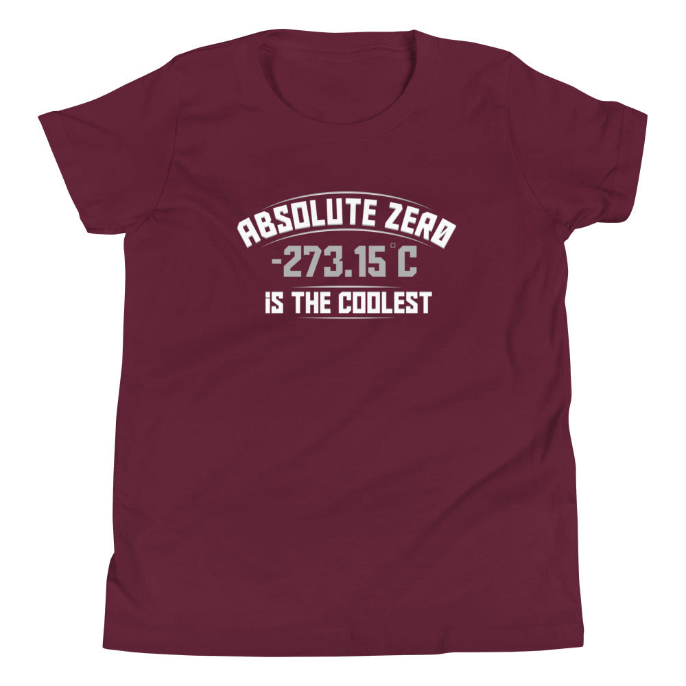 Absolute Zero Is The Coolest Kid's Youth Tee