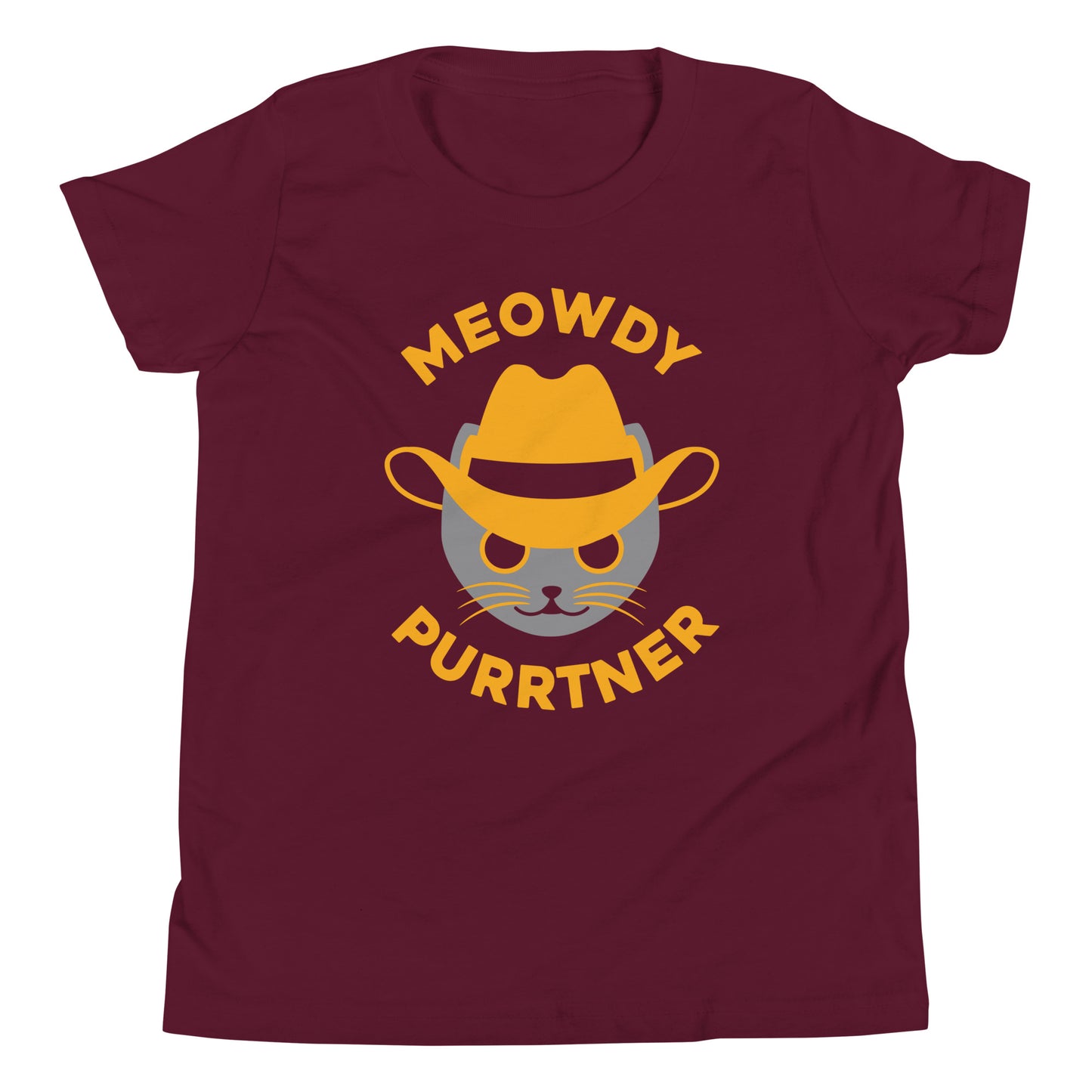 Meowdy Purrtner Kid's Youth Tee