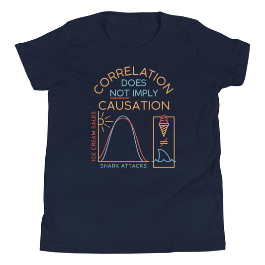 Correlation Does Not Imply Causation Kid's Youth Tee