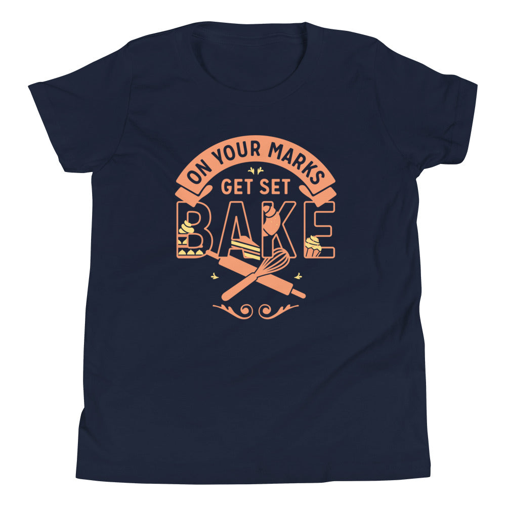 On Your Marks Get Set Bake Kid's Youth Tee