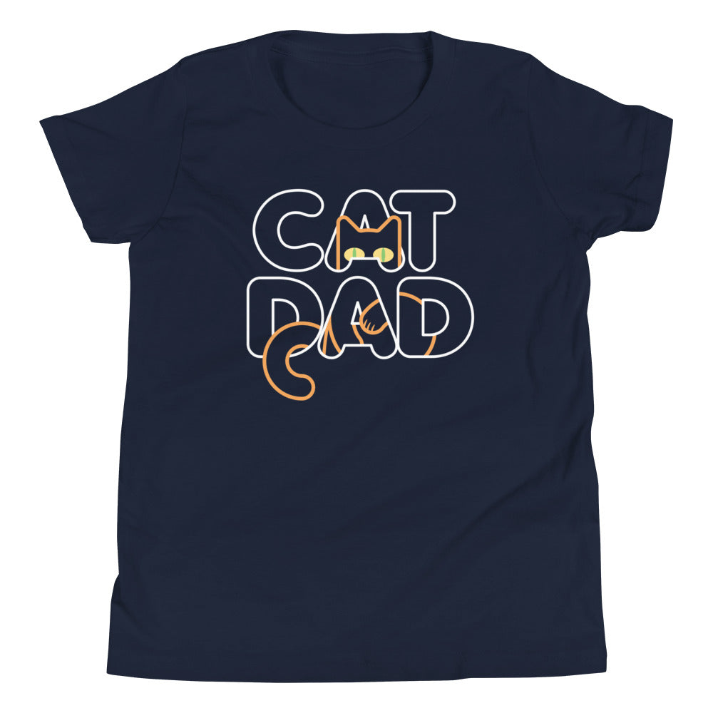 Cat Dad Kid's Youth Tee