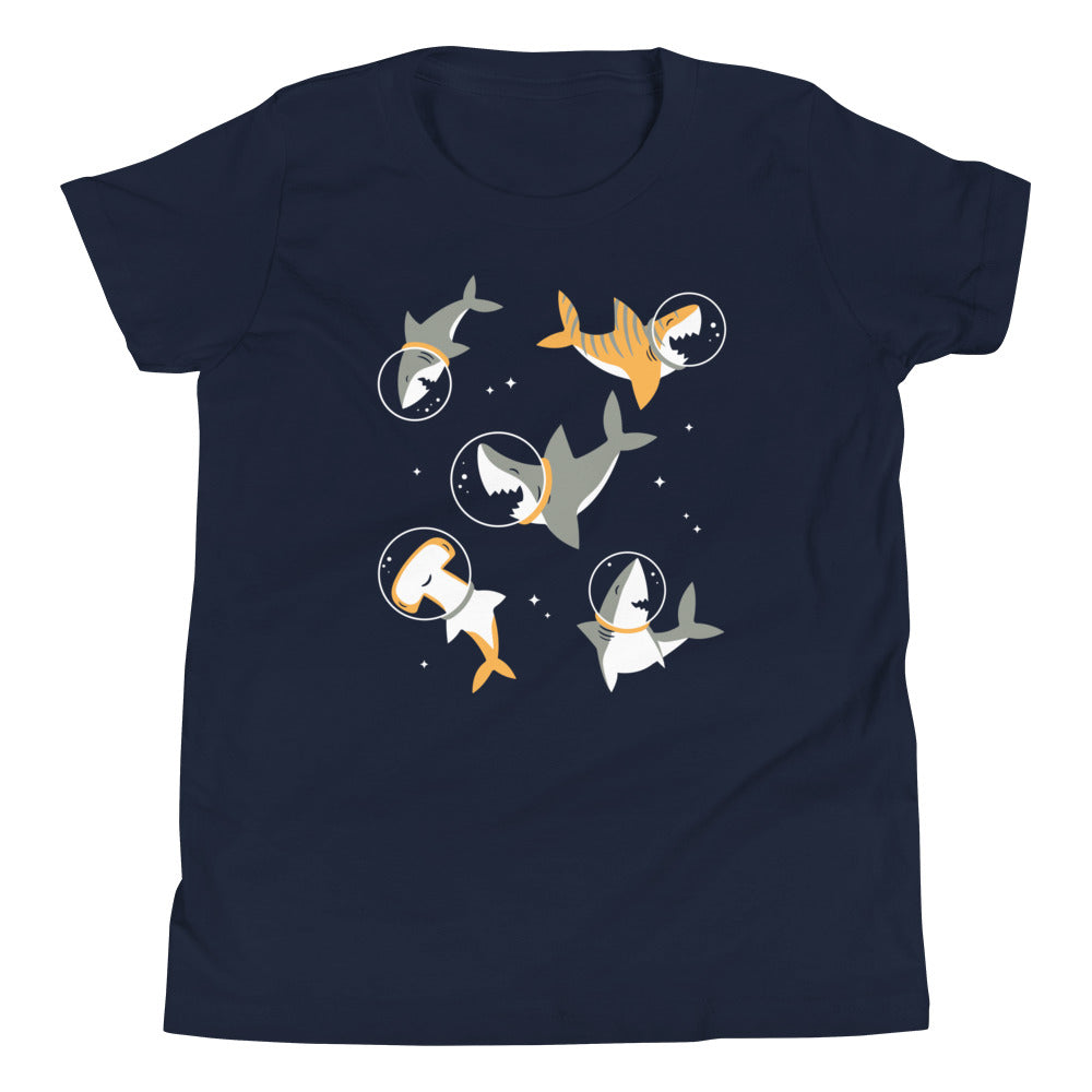 Sharks In Space Kid's Youth Tee
