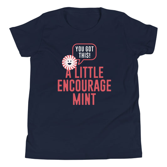 A Little Encourage Mint Kid's Youth Tee