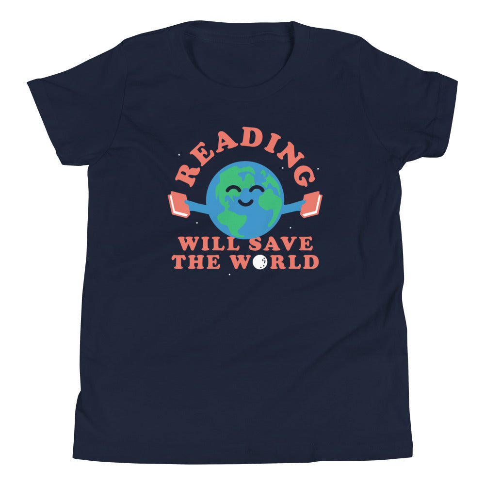 Reading Will Save The World Kid's Youth Tee