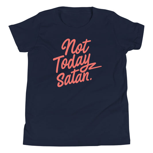 Not Today Satan Kid's Youth Tee