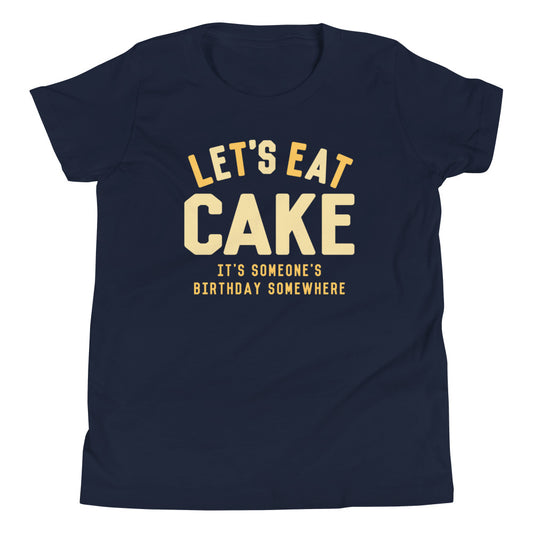 Let's Eat Cake Kid's Youth Tee