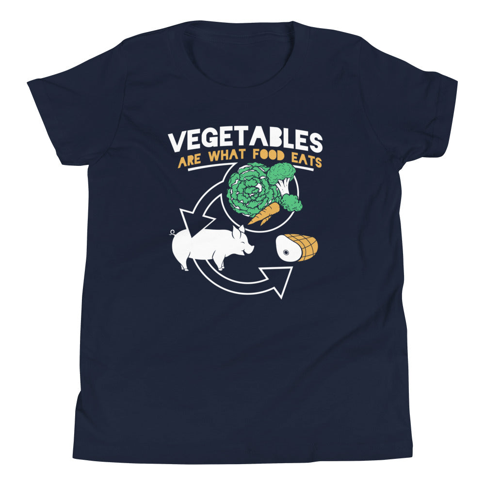 Vegetables Are What Food Eats Kid's Youth Tee