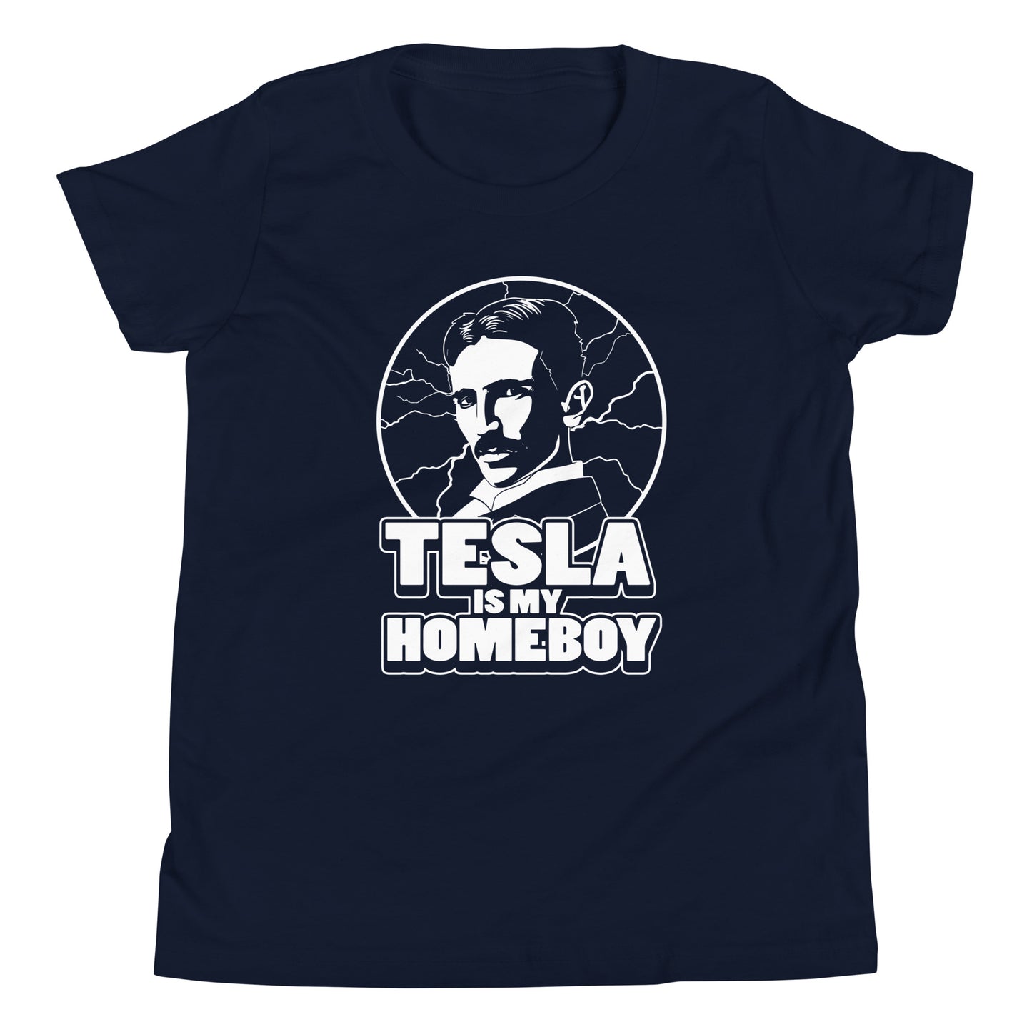 Tesla Is My Homeboy Kid's Youth Tee