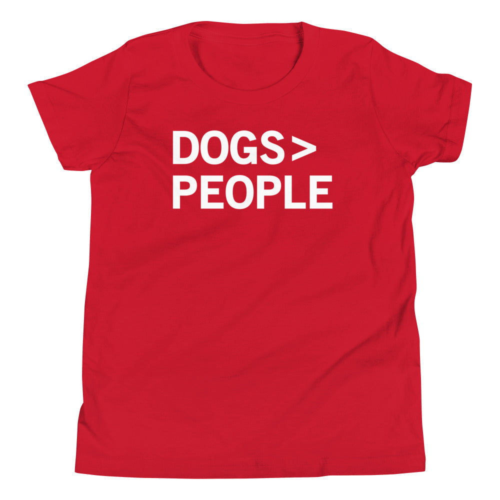 Dogs>People Kid's Youth Tee