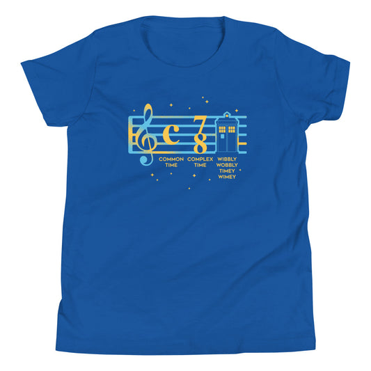 Wibbly Wobbly Timey Wimey Kid's Youth Tee