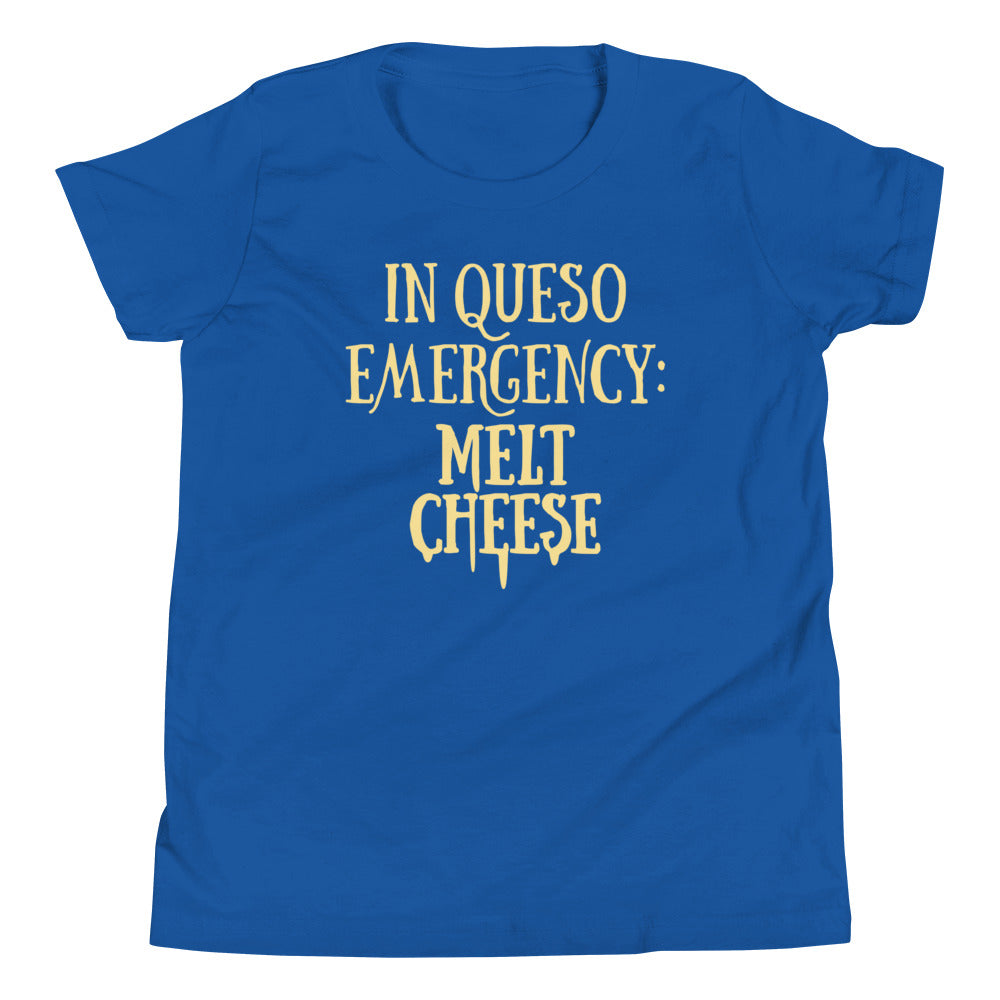 In Queso Emergency: Melt Cheese Kid's Youth Tee
