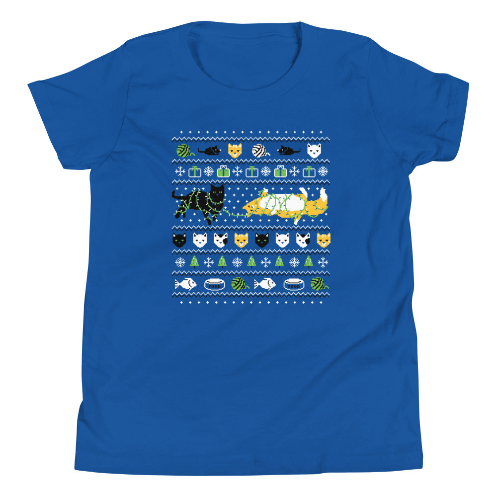Ugly Cat Sweater Kid's Youth Tee