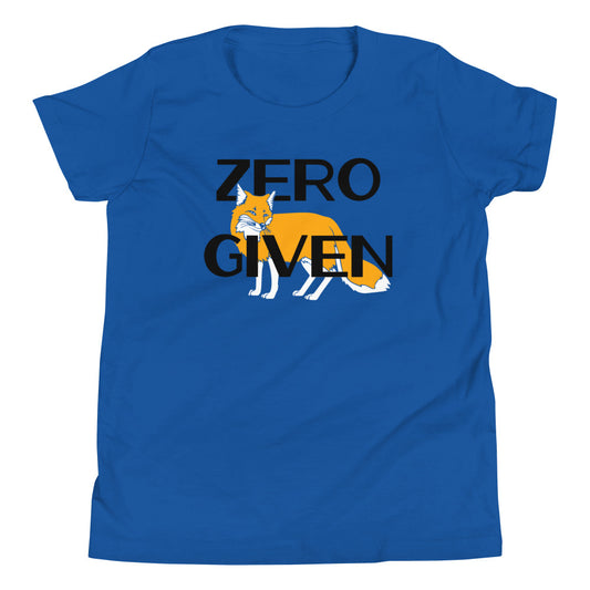 Zero Fox Given Kid's Youth Tee