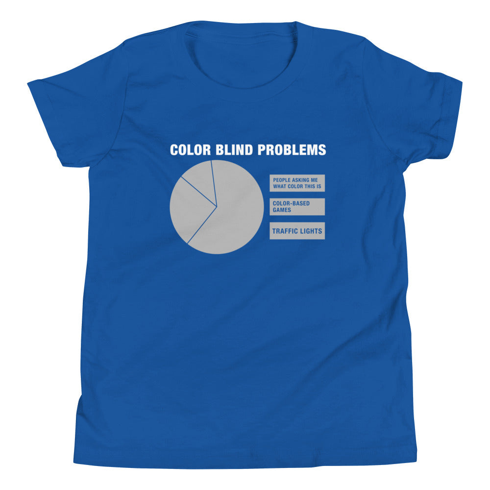 Color Blind Problems Kid's Youth Tee