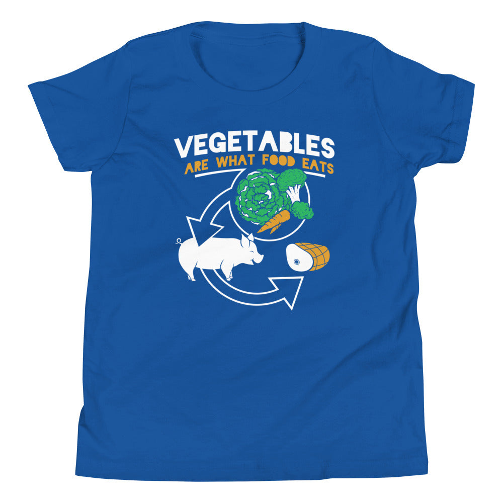 Vegetables Are What Food Eats Kid's Youth Tee