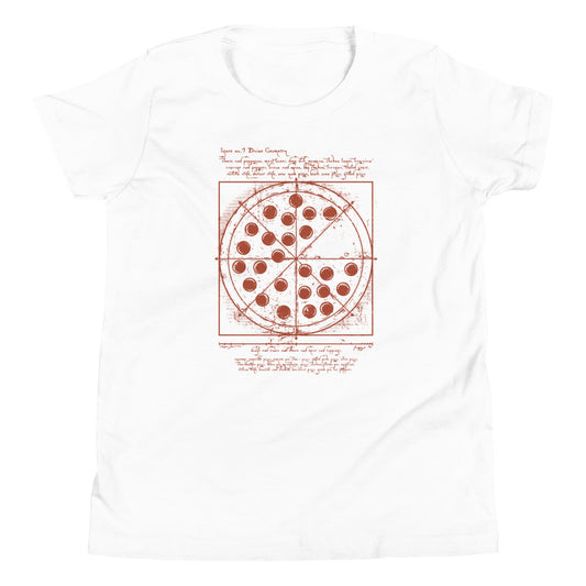 Vitruvian Pizza Kid's Youth Tee