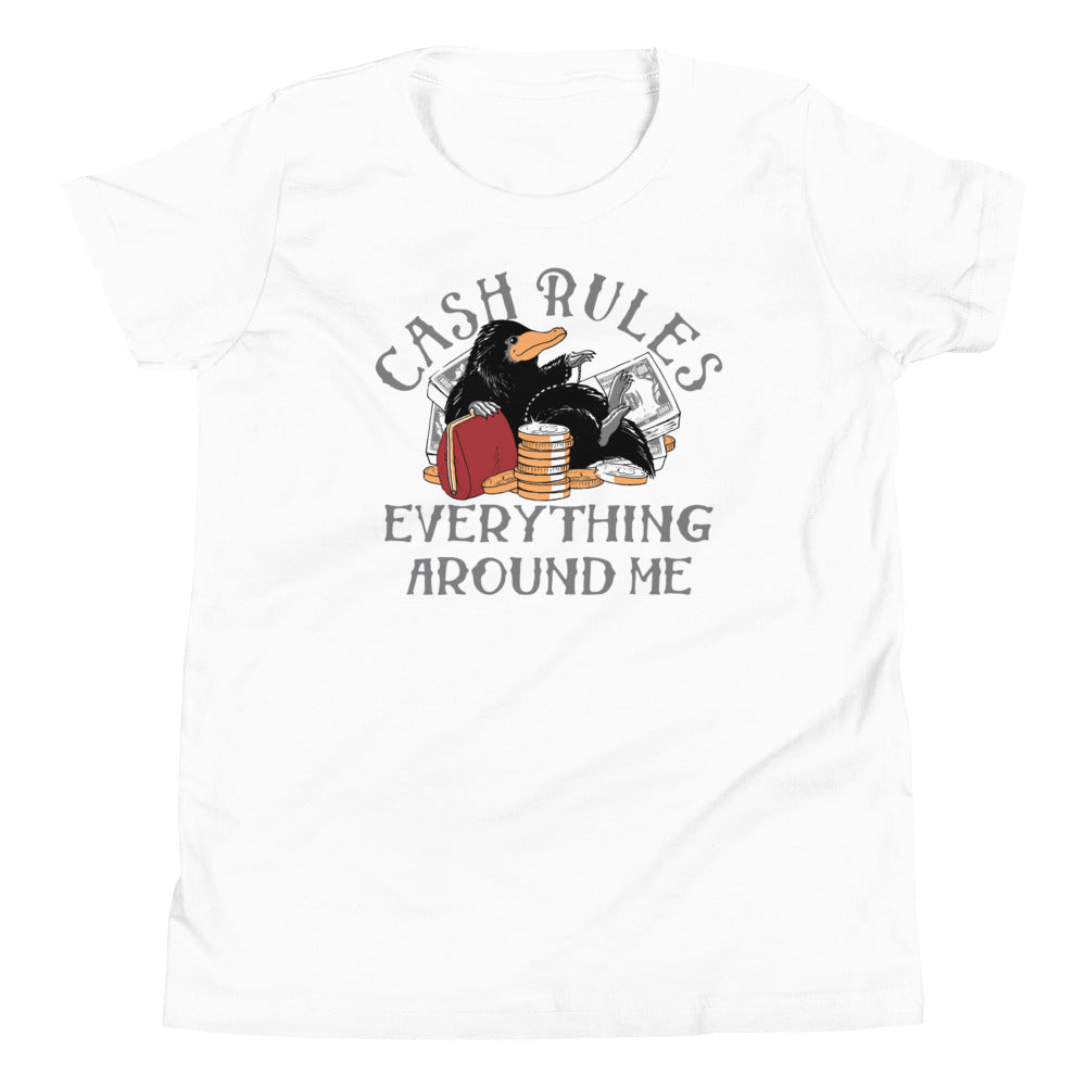 Cash Rules Everything Around Me Kid's Youth Tee